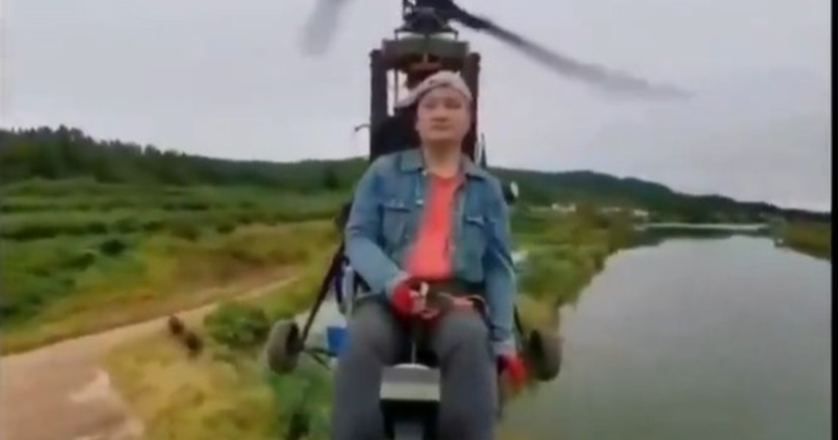 Filmó su propia muerte: quién era Tang Feiji, el influencer chino que murió mientras manejaba un extraño helicóptero