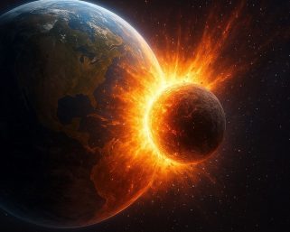 La colisión que nos dio la vida: qué habría pasado si Theia nunca hubiera chocado con la Tierra